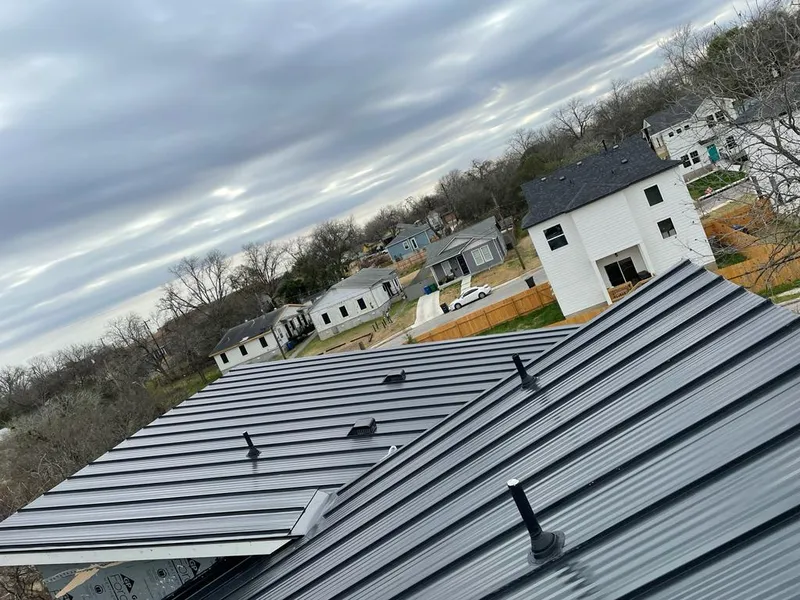 Standing seam metal roof panels with vents for Skylight Repair in Mechanicville